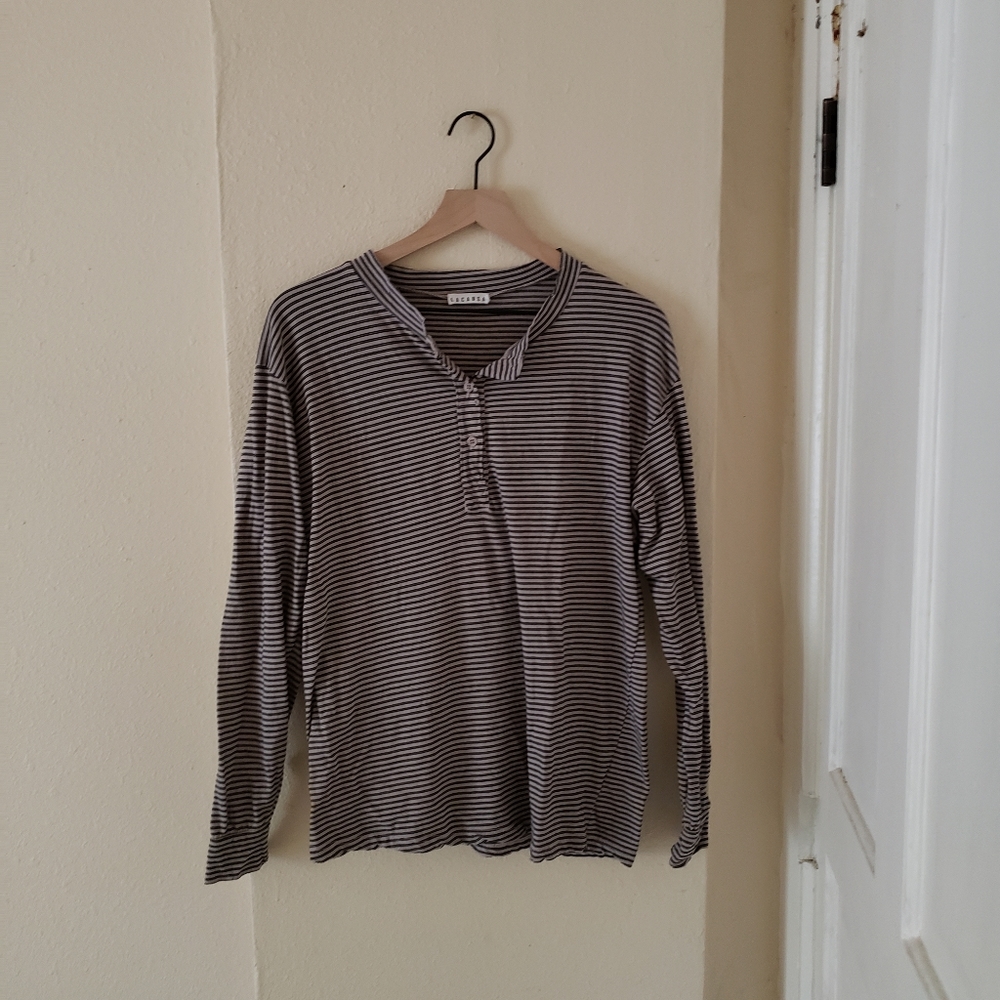 LACAUSA Harbor Henley Size Small